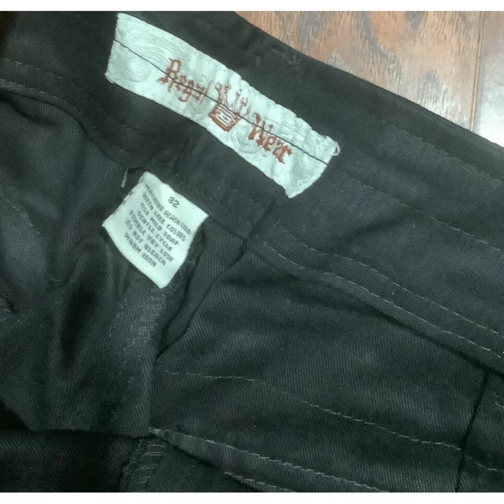 Vntg Regal Jeans Authentic Denim Men's Size 32US Combat With Military Patches